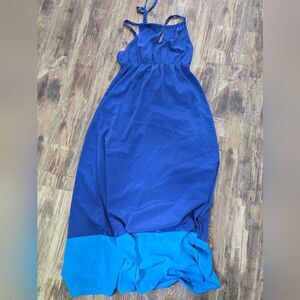 Royal blue old navy maxi dress Size M